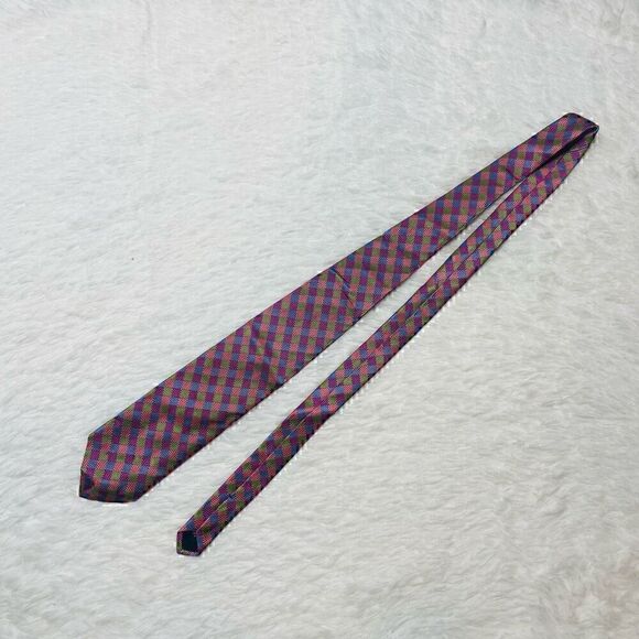 Brooks Brothers Other - BROOKS BROTHERS Mens Tie 100% Silk Necktie Checkered Multicolor Preppy